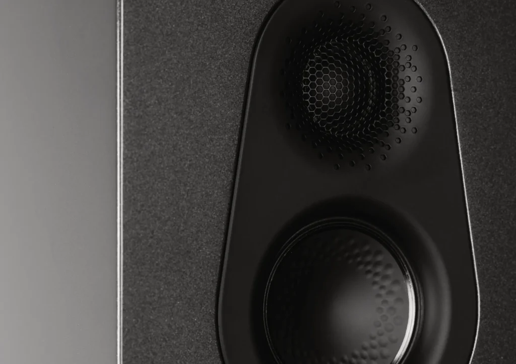 Monitor audio silver 300 limited edition metallic black hochtöner nah