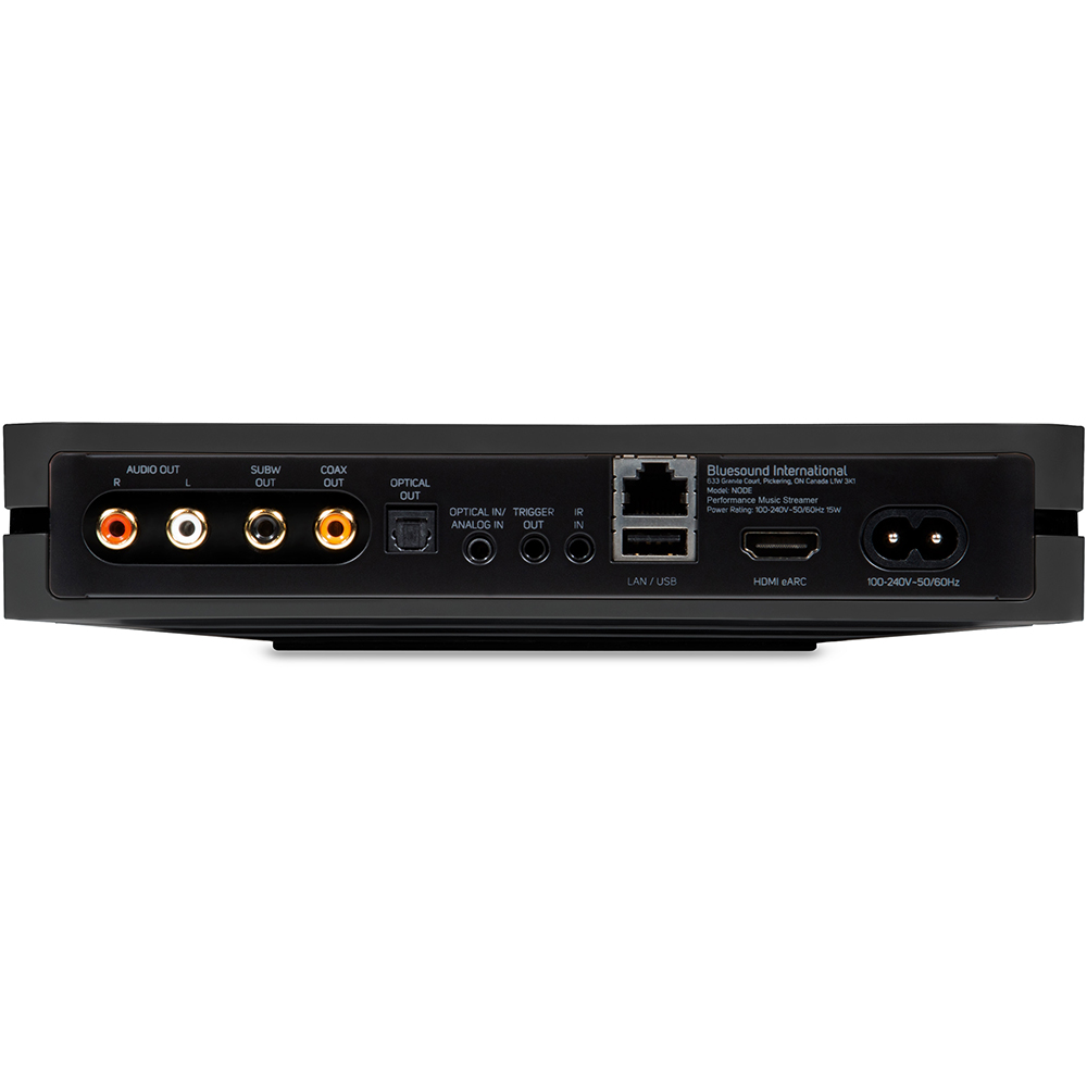 Blusound node von hinten