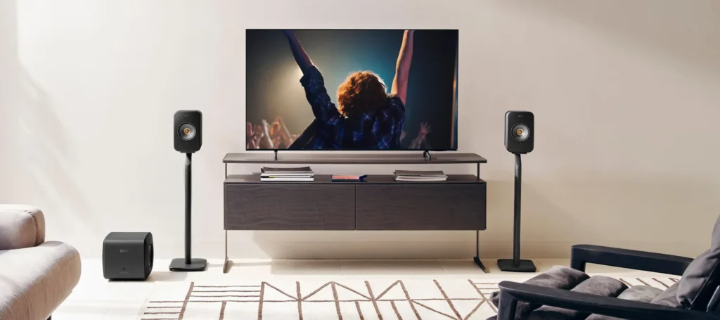 Kef lsx im Wohnzimmer hifiaachen